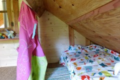 Cabane dans les arbres : chambre enfants