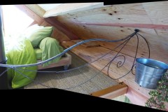 Cabane dans les arbres : chambre adulte décoration