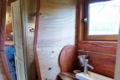Cabane dans les arbres : salle de bain
