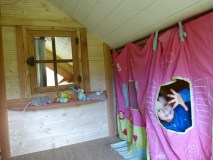 Cabane dans les arbres : chambre enfants